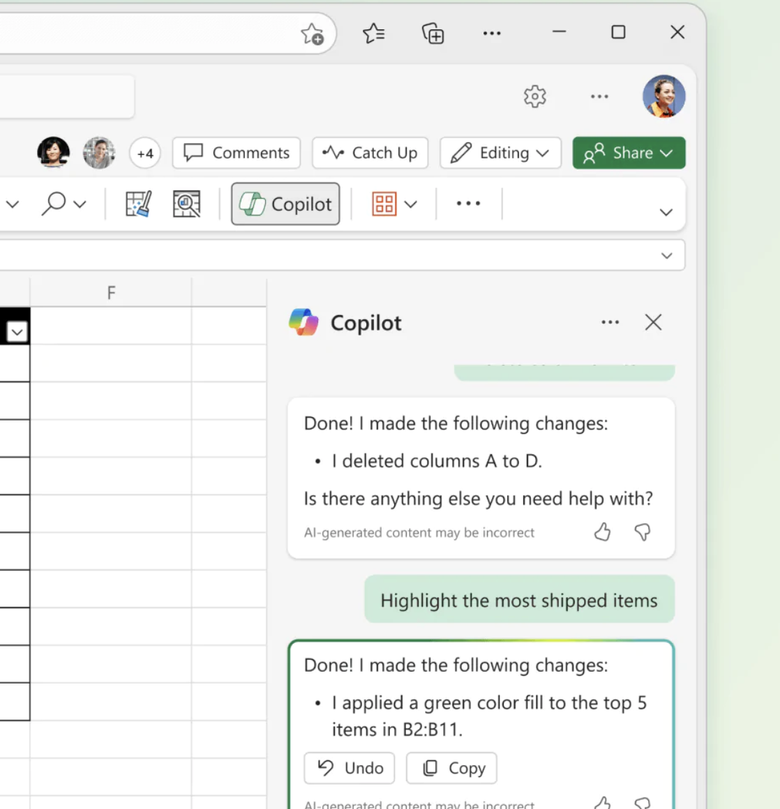 Copilot in Excel